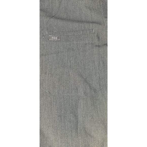 Figs Grey Men's Scrub Top Size Medium - Picture 6 of 6